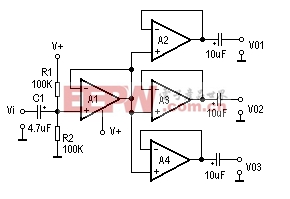 LM324四運(yùn)放貼片鋁電解電容的應(yīng)用